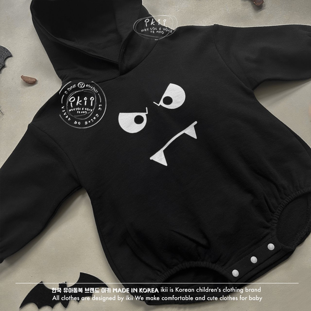 Spooky Vampire Romper Hoodie