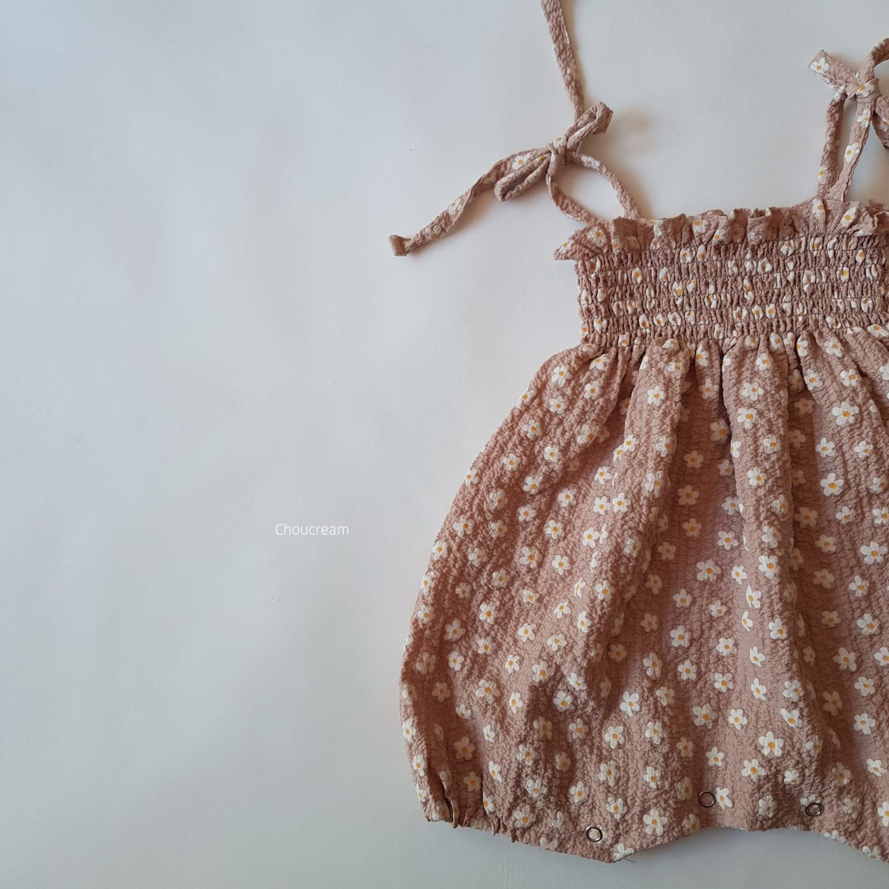 Smock Flower Dress Romper