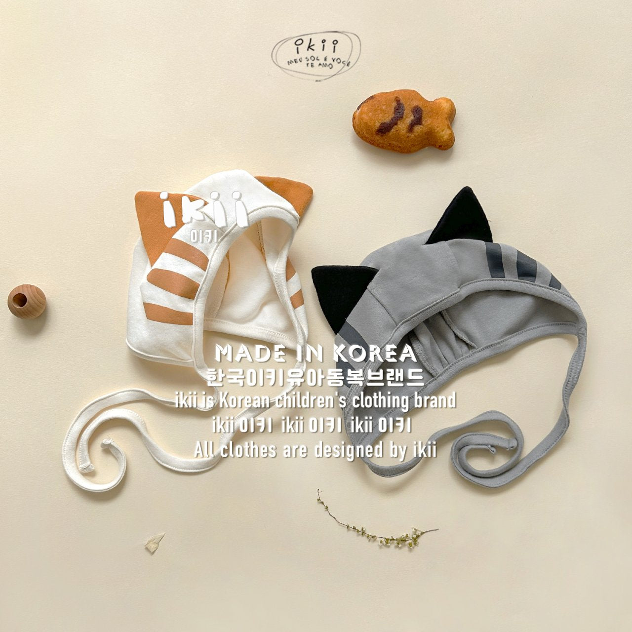 Cat Lunch LS Romper Set